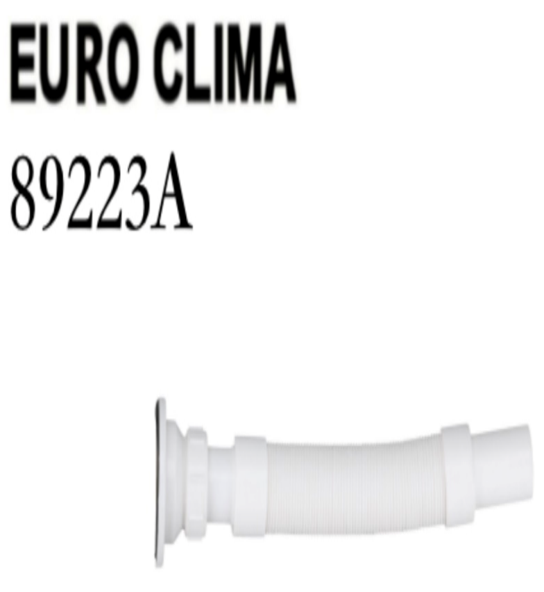 Plastic flex down pipe 89223A EUROCLIMA G - 1-1/4*32 WX